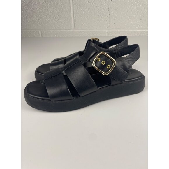 Nordstrom Shoes - Nordstrom Women's 8.5M Noavea Lea Leather Chunky Strappy Slingback Buckle Sandal